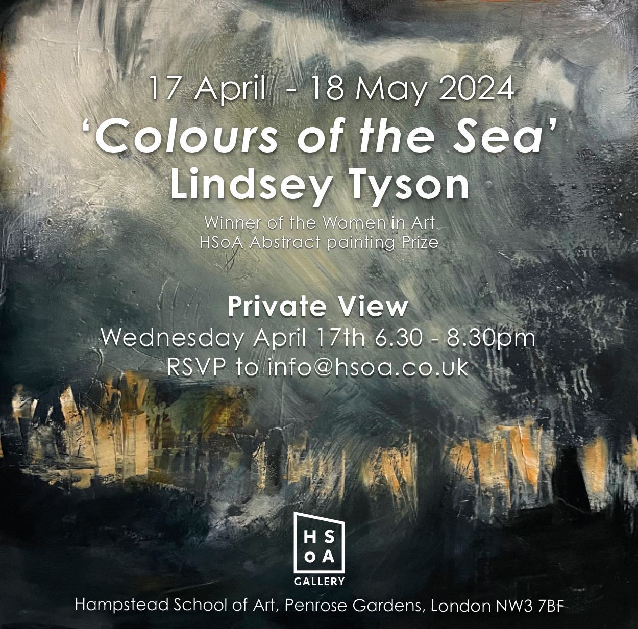 Lindsey Tyson Colours of the Sea PV Invite 2024