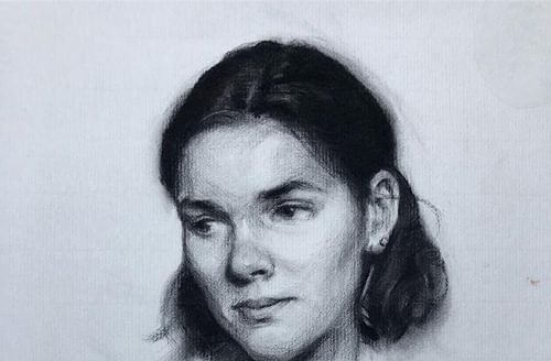 Jack Ford Portraiture Drawing of Elle