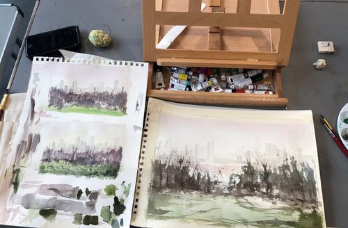 Watercolour Painting / Studio + Online