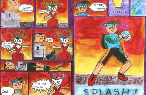 CHILDREN'S SUMMER ART SCHOOL Week 2 - Comic Book Club (Currently in Year 5-9)