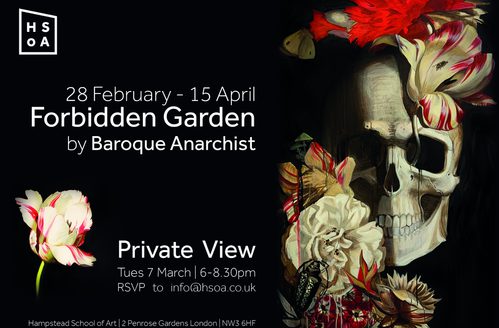 HSoA Gallery | 'Forbidden Garden' Exhibition by Baroque Anarchist