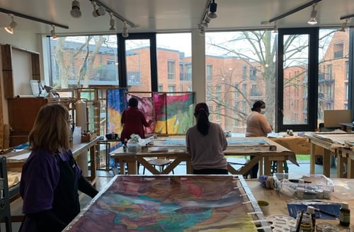 Silk Painting by Project