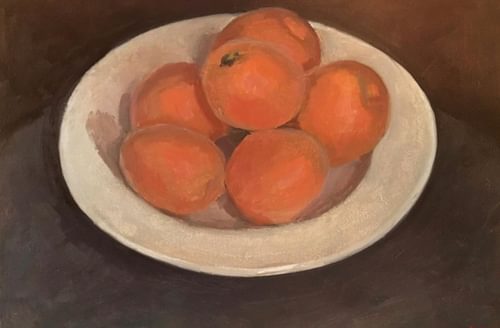 Oranges oil painting