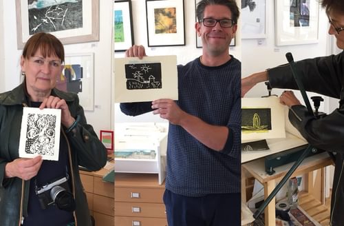 10 Minute Print Workshops with Theresa Pateman at Highgate Gallery this Sunday